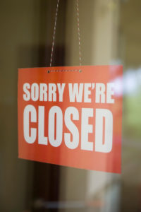 Business Transitions | Closed Sign